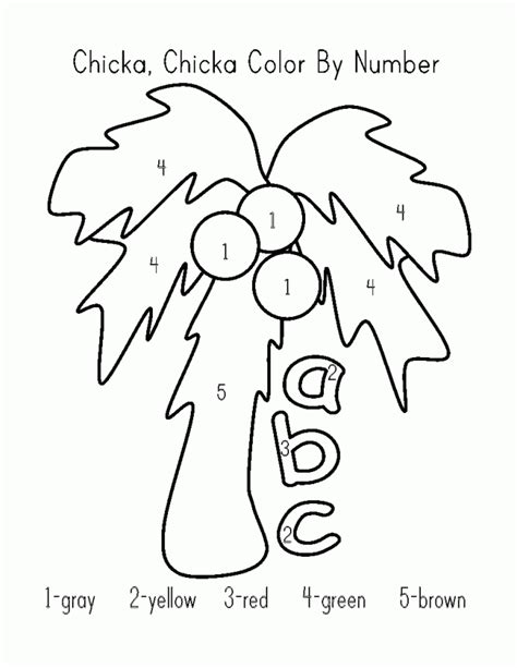 Free Chicka Chicka Boom Boom Coloring Pages, Download Free Chicka ...