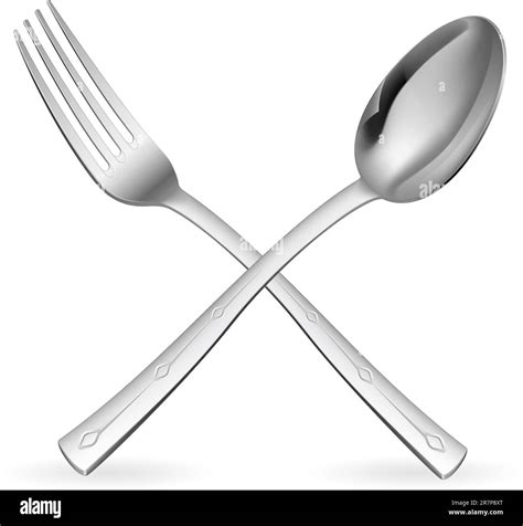 Crossed Fork Black And White Stock Photos And Images Alamy