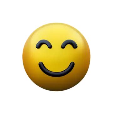 Simple Happy Emoji 3d Happy Emoji 3d Happy PNG Transparent Image And