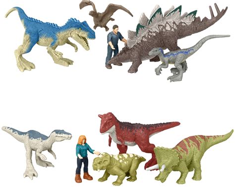 Customer Reviews Jurassic World Dominion Mini Figures Themed Pack Of 5 Styles May Vary Gwp70