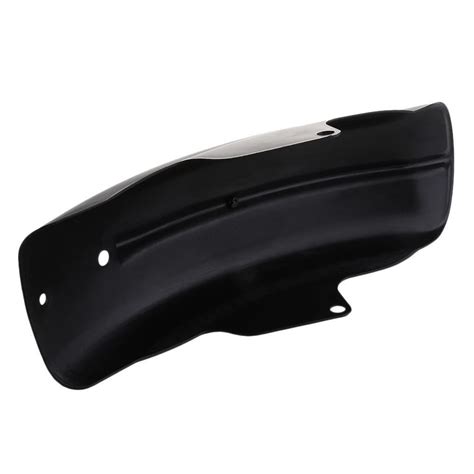 Universal Abs Preto Motocicleta Traseiro Paralama Fender Curto Lama