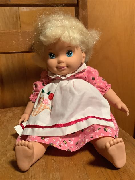 Vintage Mattel Baby Doll Blonde Hair Etsy