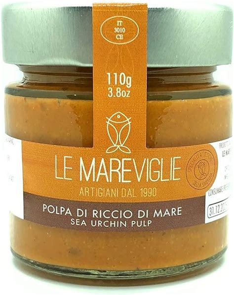 Polpa Di Riccio Di Mare 110g Le Mareviglie Lavorata A Mano In