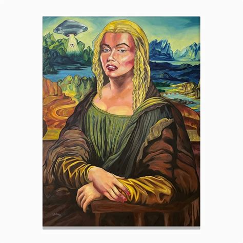 Mona Lisa Canvas Print By Rafael Gluckstern Fy