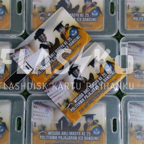 Jual Harga Termurah Flashdisk Kartu Custom 32gb Cetak Fd Kartu