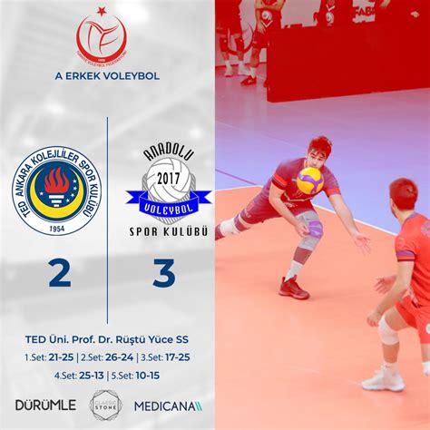 TED Ankara Kolejliler 2 3 Anadolu Voleybol TED Ankara Kolejliler Spor