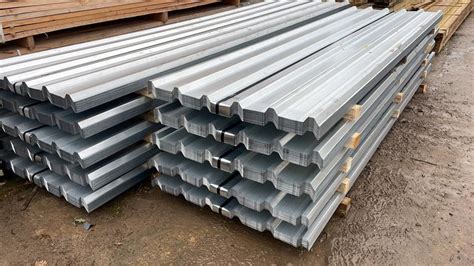 NEW GALVANISED BOX PROFILE ROOF SHEETS 8FT 10FT 12FT 14FT