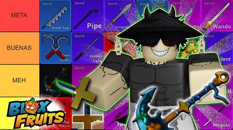 Las Mejores Espadas Para Pvp De La Update En Blox Fruits Tierlist