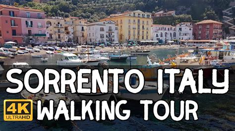 Sorrento Italy Walking Tour In 4k Youtube