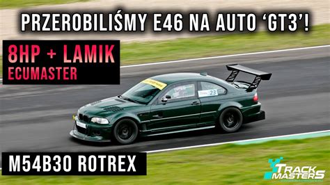 BMW E46 M54B30 ROTREX 8HP TurboLamik Strojenie Racecara Na Torze