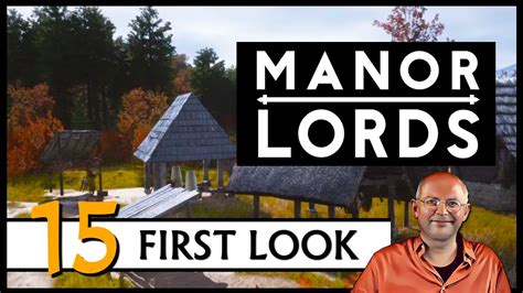 Neue Siedlung MANOR LORDS 15 First Look Deutsch YouTube