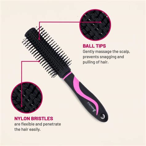 Midazzle Premium Round Hair Brush For Men And Women Mdhb00007 Jiomart