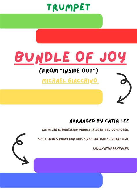 Bundle Of Joy Arr Catia Lee By Michael Giacchino Sheet Music For