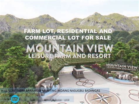 Residential Farm Lot For Sale At Mountain View Leisure Farm Nasugbu