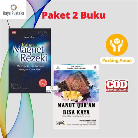 Jual Paket Buku Manut Qur An Bisa Kaya Rahasia Magnet Rezeki Oleh