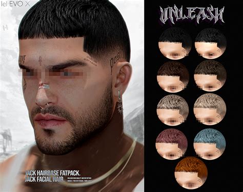 Second Life Marketplace Unleash Jack Hairbase Fatpack Evo X