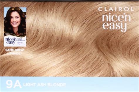 Clairol Nice N Easy Permanent Hair Color Natural Looking A Light Ash Blonde Ct Fred Meyer