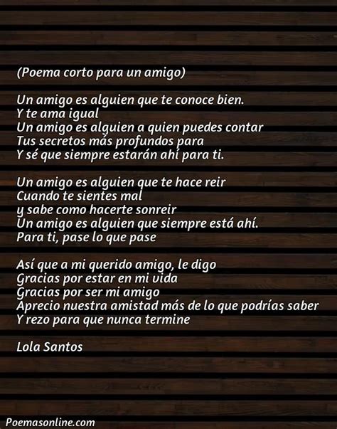 Cinco Poemas Corto Para Una Amiga Poemas Online