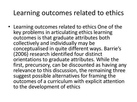 Ethics In Assessment