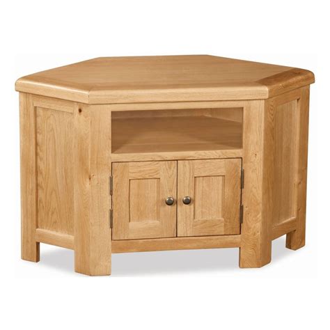 Salisbury Oak Corner Tv Unit Martins Furniture