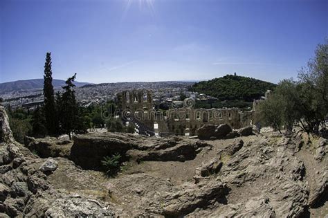 Teatro De Dionysus En Atenas Foto De Archivo Imagen De Atenas Arena