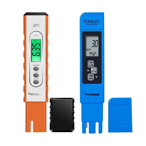 Vivosun Ph Meter Digital Ph Tester Pen Orange And Tds Tester 3 In 1