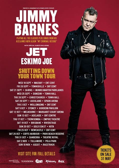 Jimmy Barnes announces Australia tour dates - The Rockpit