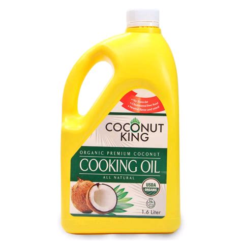 Coconut King Organic Premium Cooking Oil Liters Pure Coconut Oil