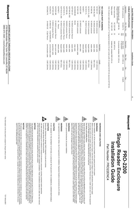 HONEYWELL PRO-2200 INSTALLATION MANUAL Pdf Download | ManualsLib