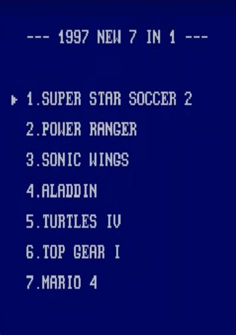 Super 7 In 1 1997 Rom Free Download For Snes Consoleroms