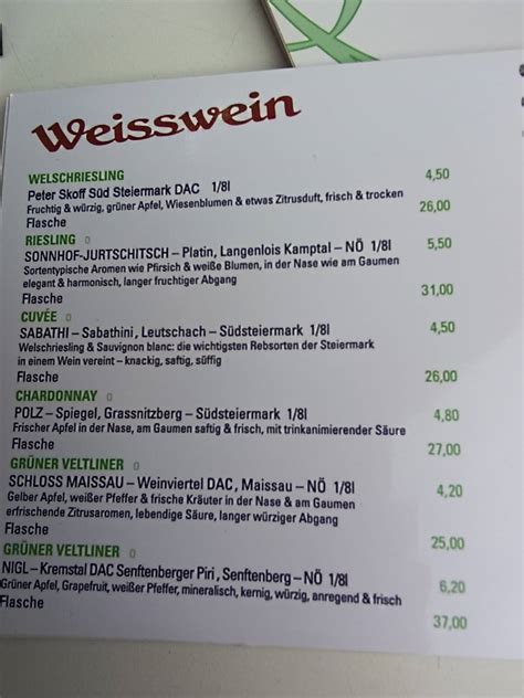 Speisekarte Von Tewa Am Naschmarkt Restaurant Wien