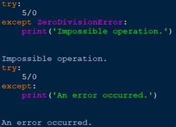 Python Exception Handling With Try Except Else Finally Clause