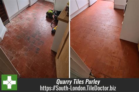 Year Old Laminate Floor Removed To Reveal Heavily Stained Quarry