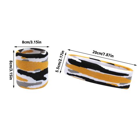 Ojinshawano Hair Ties For Men Mid Length Sweatband Set 1 Headband And 2