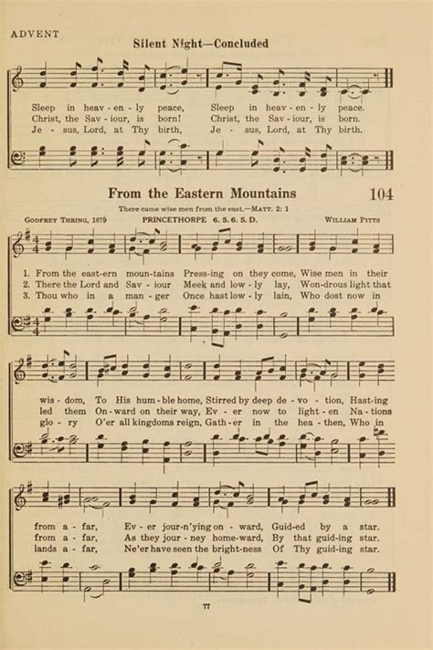 Church Hymnal Mennonite A Collection Of Hymns And Sacred Songs