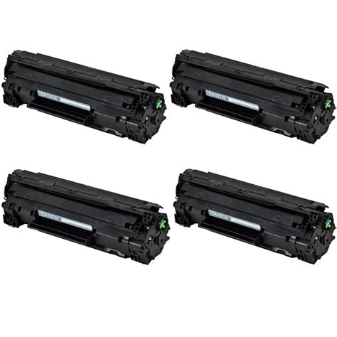 4 Pack Canon 137 9435B001 CRG 137 CRG-137 CRG137 Black Laser Toner ...