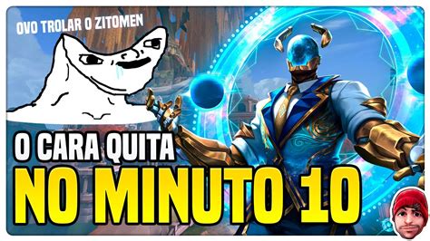 O Cara Quita S Pra Me Trollar Smite Est Triste Yu Huang Mid