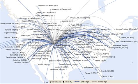 United Airlines Route Map 2023