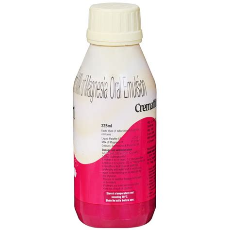 Buy Cremaffin Mixed Fruit Flavour Sugar Free Emulsion 225 Ml In