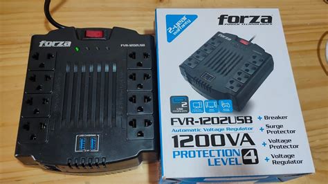 Estabilizador Forza Fvr Usb Con Puerto Usb Para Cargar M Viles