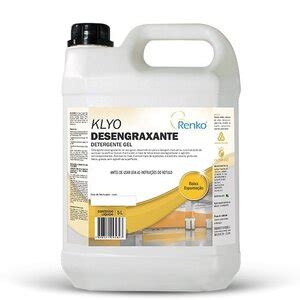 Klyo Desengraxante Detergente Gel 5 Litros Renko Black Friday Leroy