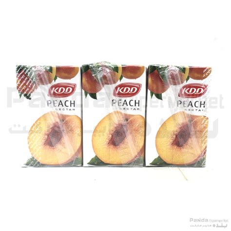 Kdd Peach Nectar 250ml X 6pcs Panda Qa