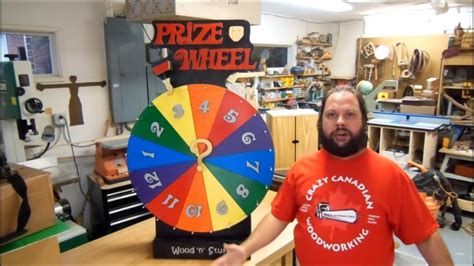 How To Make A Prize Wheel Prize Spinner Youtube