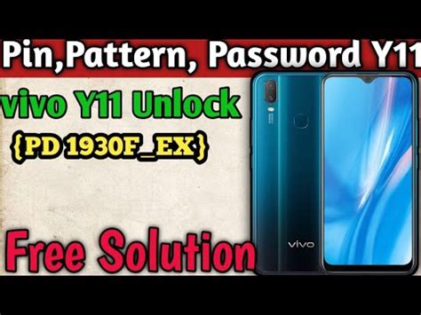 Vivo Y11 Hard Reset Vivo 1906 Pin Pattern Password Remove Vivo Y11