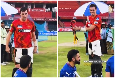 Virat Kohli Tells You Are Too Good To Pat Cummins Ahead Of Srh Vs Rcb