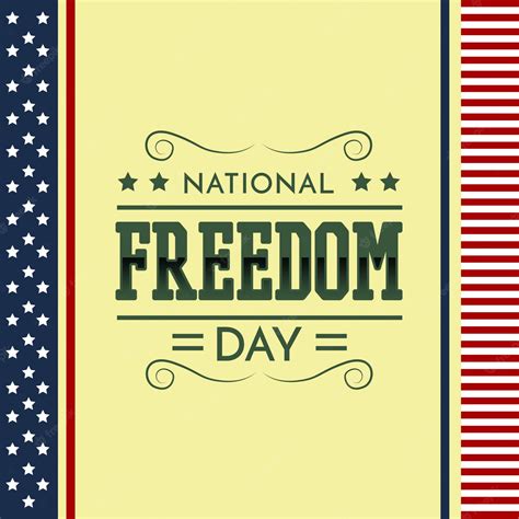 Premium Vector National Freedom Day Illustration