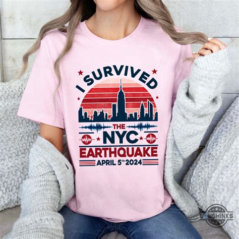 New York Earthquake T Shirts - Laughinks