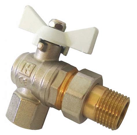 Купить Кран-американка угловой 1/2" НВ белая бабочка RSk Италия, цена ...