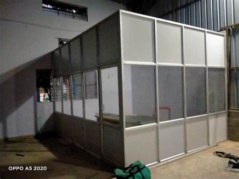 Silver Mm Aluminium Office Partition At Sq Ft In Karnal Id