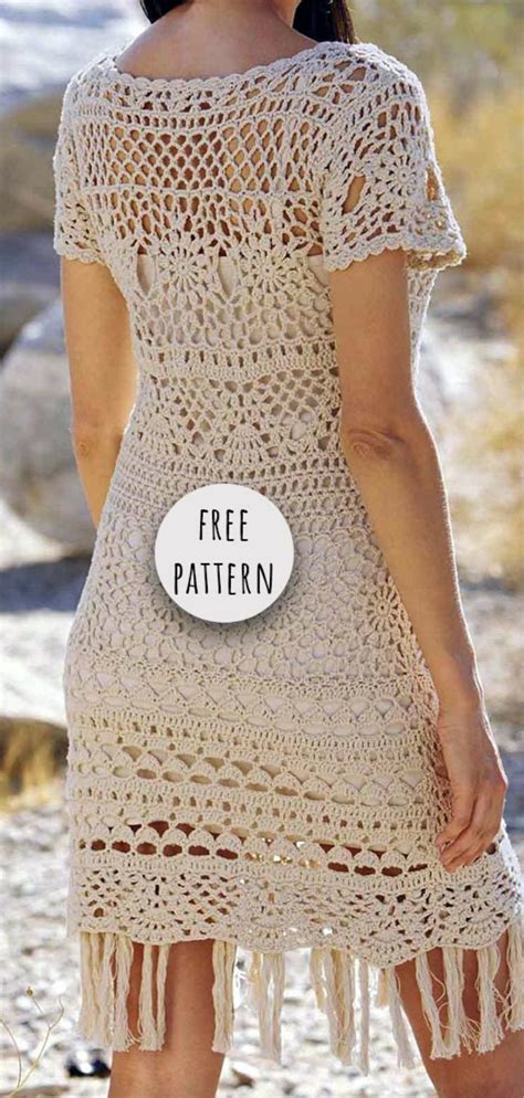 Crochet Sweater Dress Pattern Free